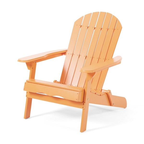 Hanlee Outdoor Rustic Acacia Wood Folding Adirondack Chair (Set of 2) by Christopher Knight Home