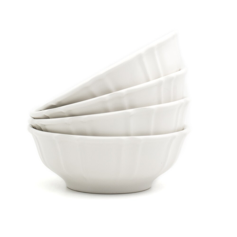 Euro Ceramica Chloe 22 oz Cereal Bowls  Set of 4