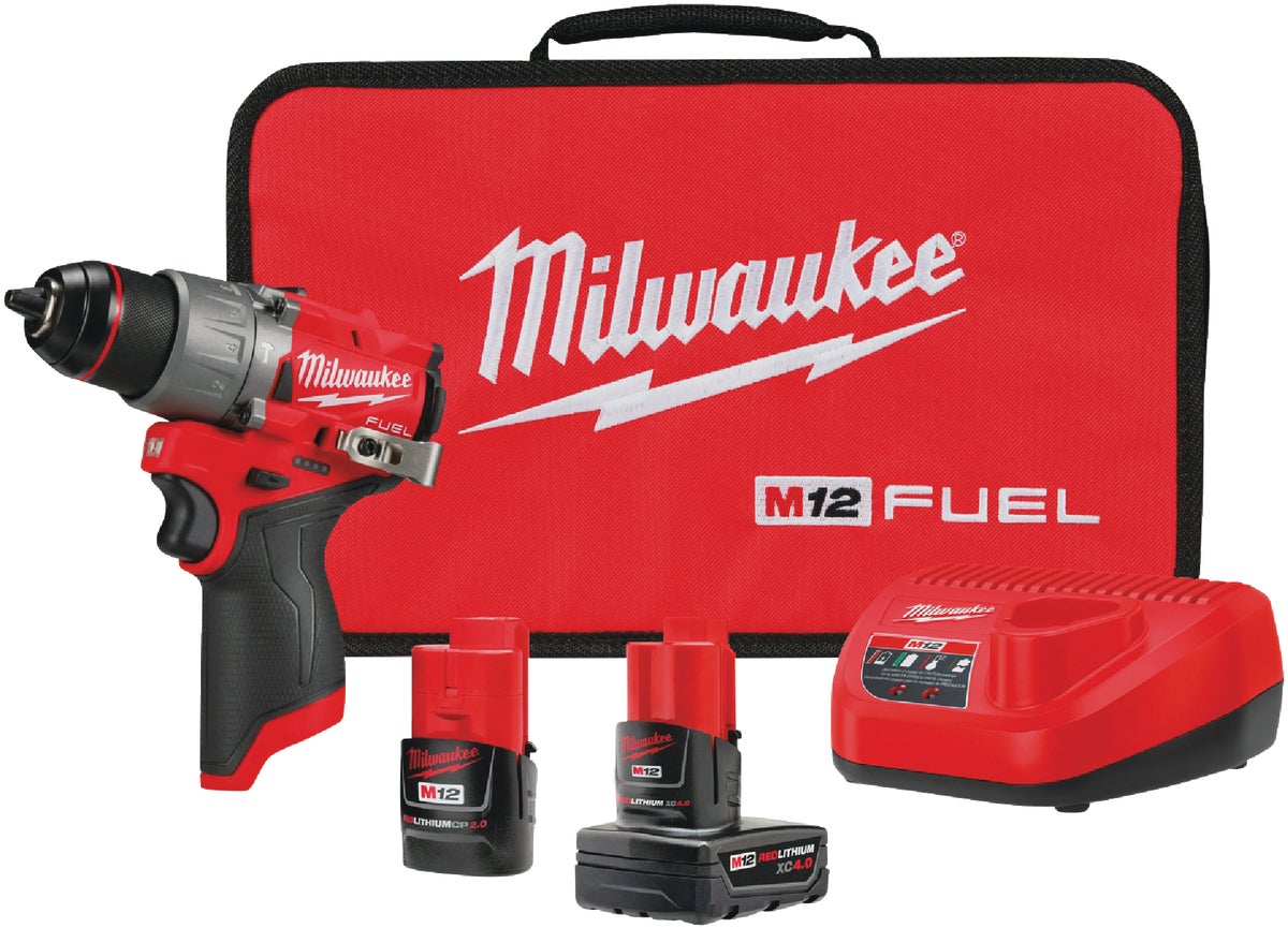 MW M12 Lithium-Ion Brushless Cordless Hammer Drill Kit