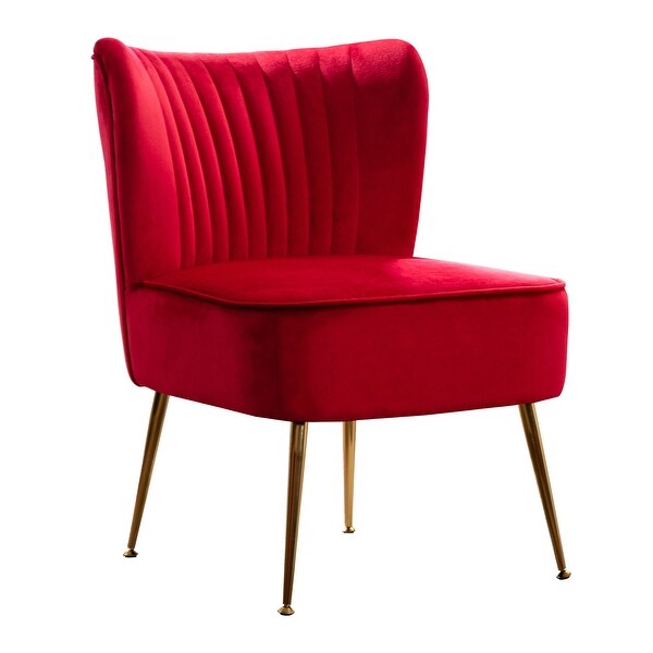 Haven Contemporary Velvet Upholstered Accent Chair