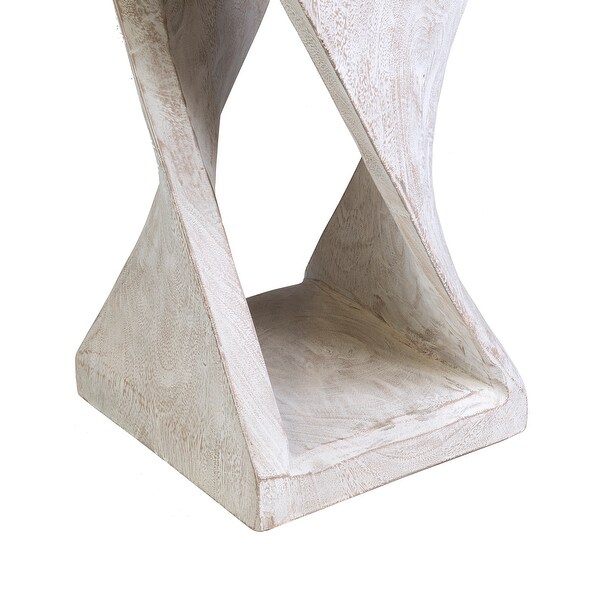 Sculpted Twist End Table