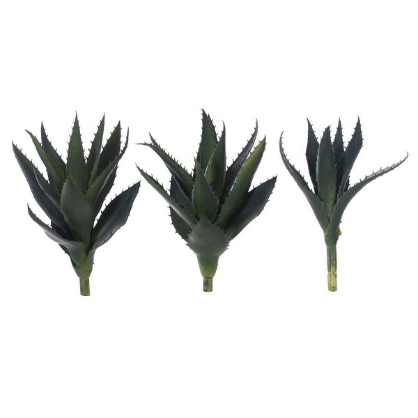 Vickerman 8 Artificial Green Aloe Vera Pick 3 per Bag.