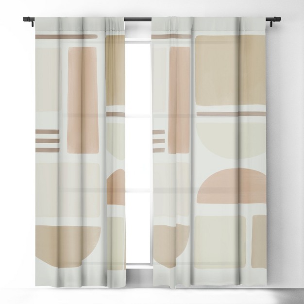 1pc Blackout Window Curtain Panel Deny Designs