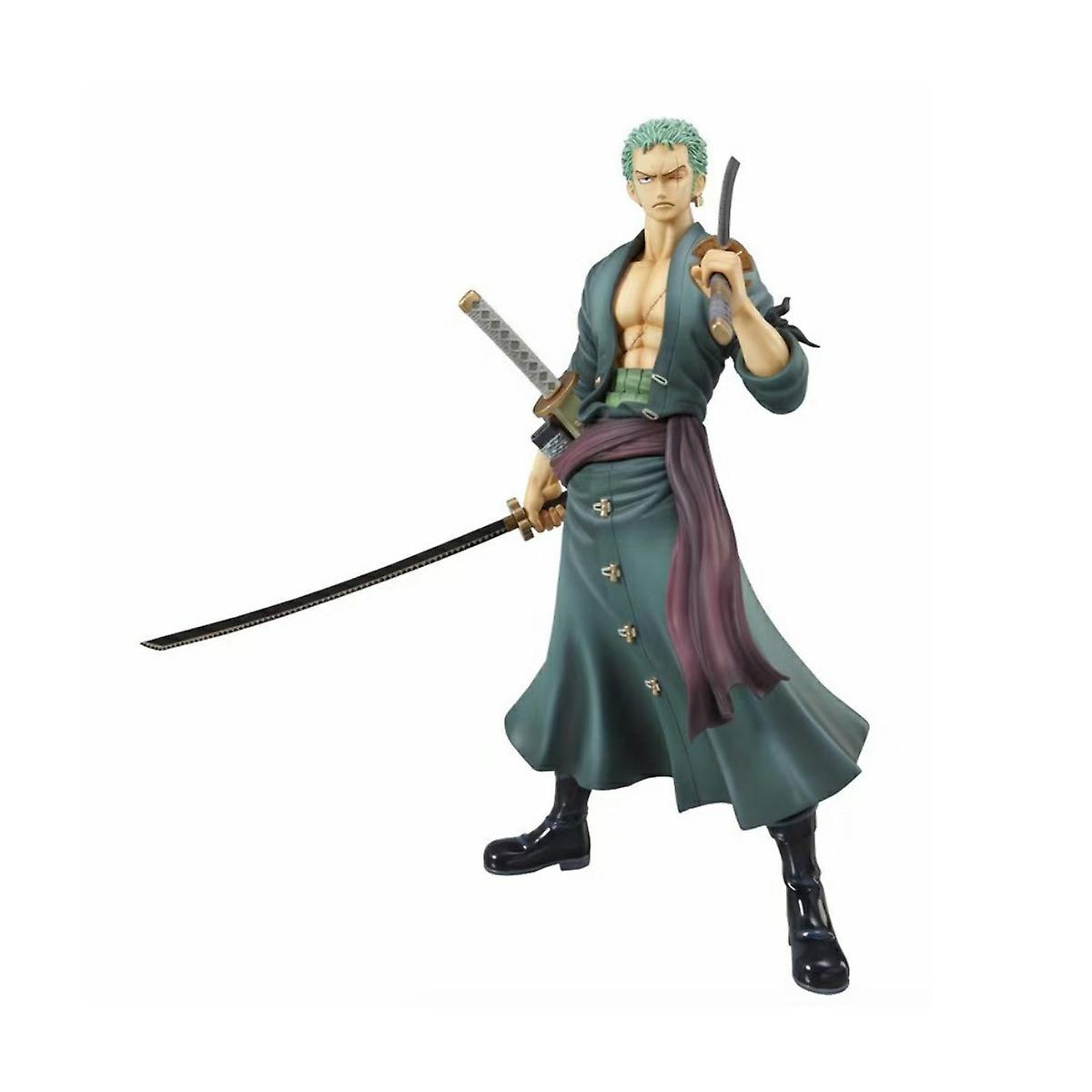 Zoro With Sword One Piece Figure Anime Toy Model 22cm