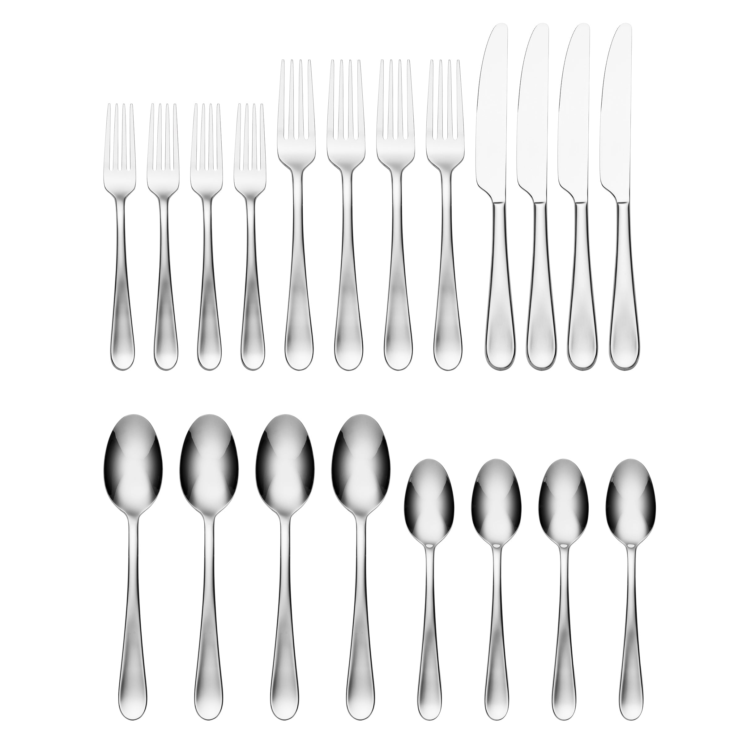 Grant 20 Piece Everyday Flatware Set