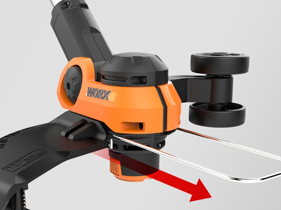 WORX WG163.10 Gt Power Share 20-volt Max 12-in Straight Cordless String Trimmer Edger Capable (Battery Included)