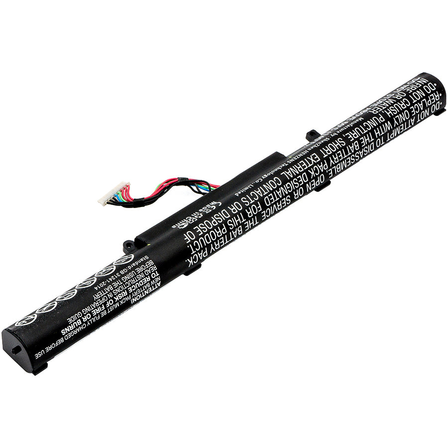 Asus GL752JW GL752VL GL752VL1A GL752VL2B GL752VL Replacement Battery BatteryClerkcom Laptop and Notebook