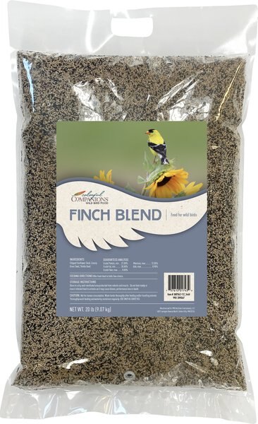 Colorful Companions Finch Blend Premium Wild Bird Food， 20-lb bag