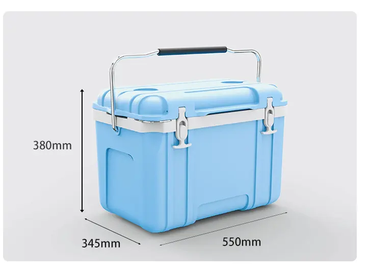 New Arrivals High Quality Portable PE/PP/PU 26L Ice Chest Cooler Box With Handle For Outdoor Camping Picnic Hiking Fishing