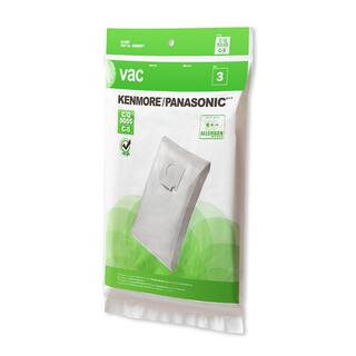 VAC KenmorePanasonic Type 5055C-5 Vacuum Bags (3-Pack) AA13470