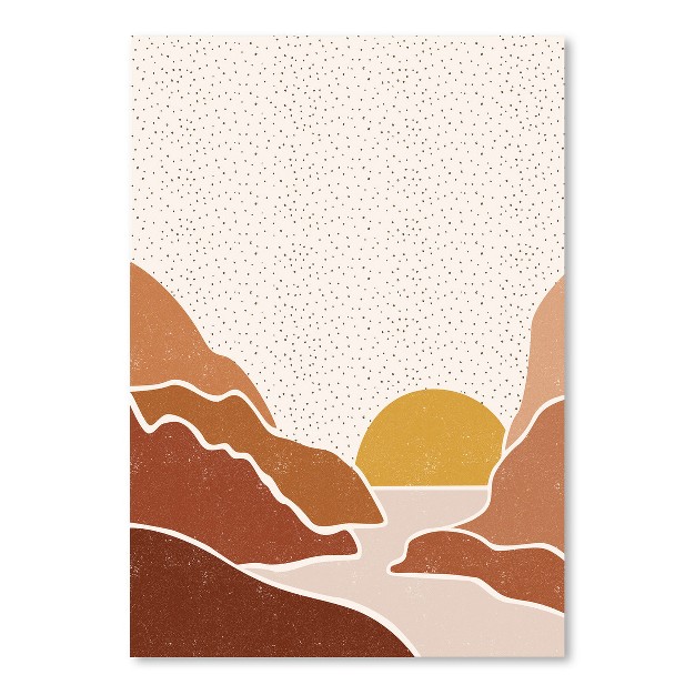 Americanflat Boho River Landscape By Elena David Poster