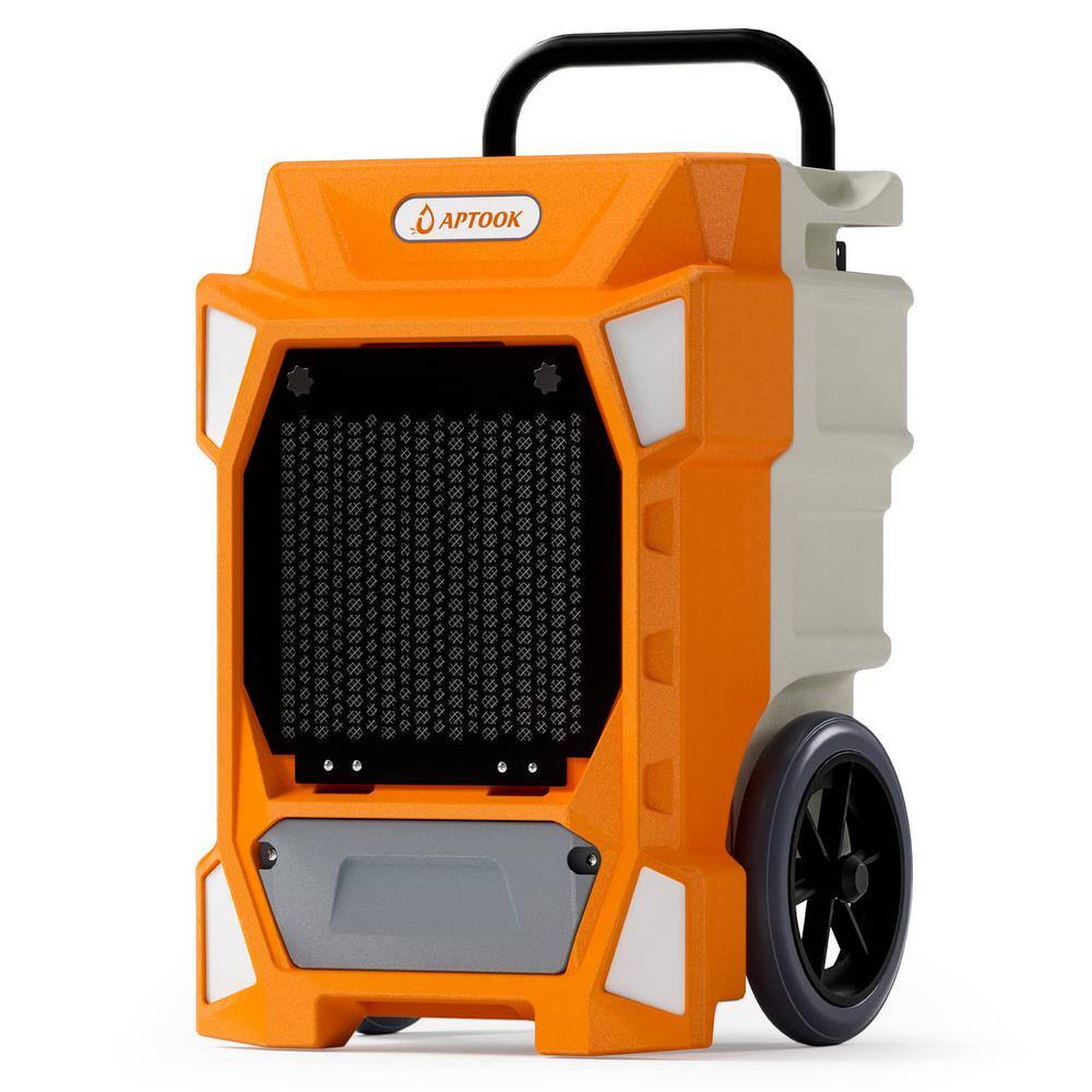 Runesay 190 pt. 7500 sq.ft. Auto Defrost Industrial Commercial Dehumidifier in. OrangesPeaches with Pump for Large Space DHOXR190B7132