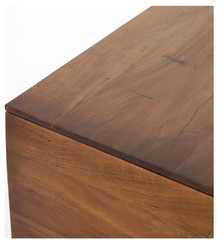 Duncan Storage Coffee Table Reclaimed Fruitwood   Transitional   Coffee Tables   by Old Bones Co.  Studios  Houzz