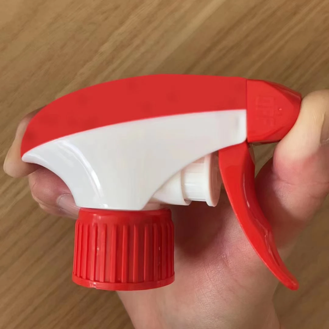 hotsale red/white all plastic trigger sprayer 28/410