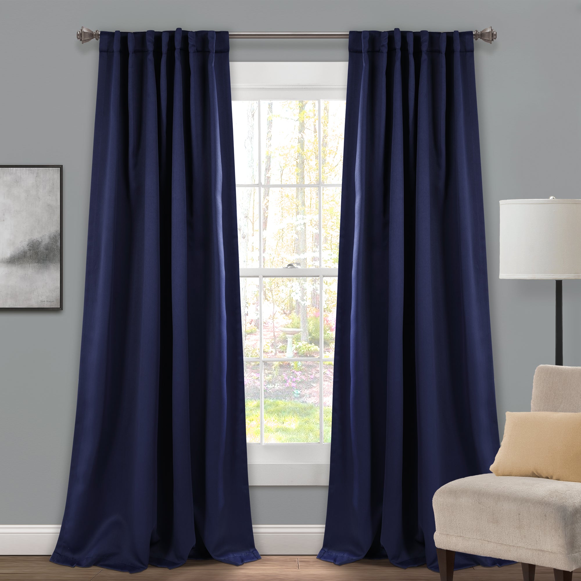 Insulated Back Tab Blackout Curtain Panel Set