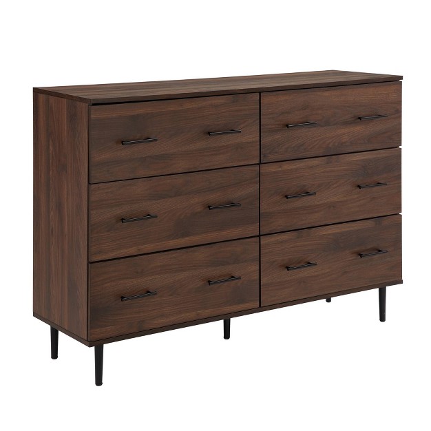 Higgins Modern Horizontal 6 Drawer Dresser Saracina Home