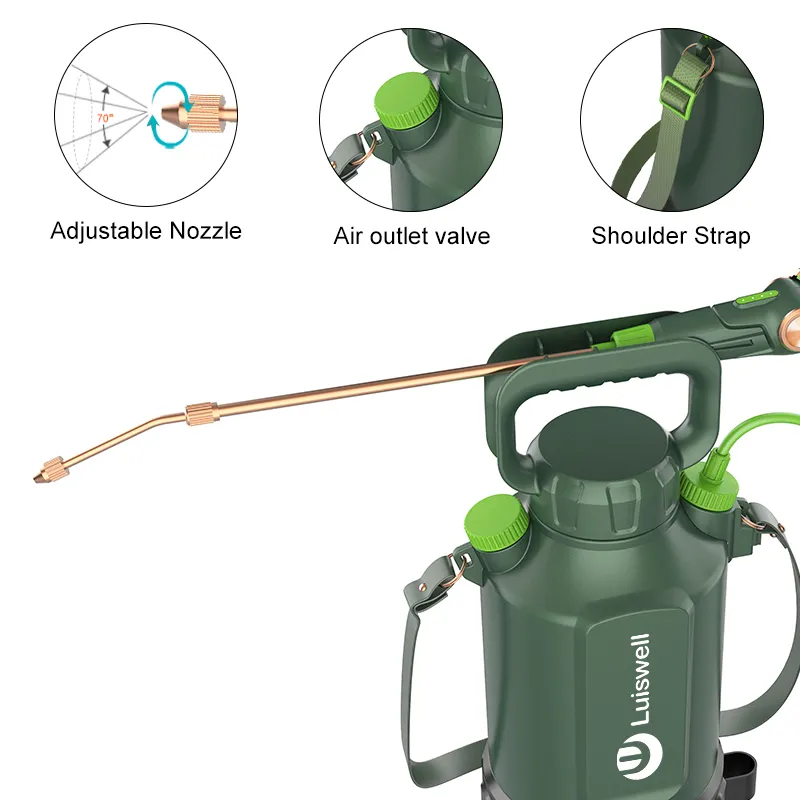 Garden supplies battery powered backpack agriculture  5L plant watering can for Watering irrigation