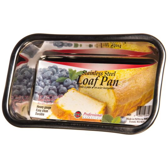 Norpro Loaf Pan  Stainless Steel  8.5 x 4.5 x 2 in...