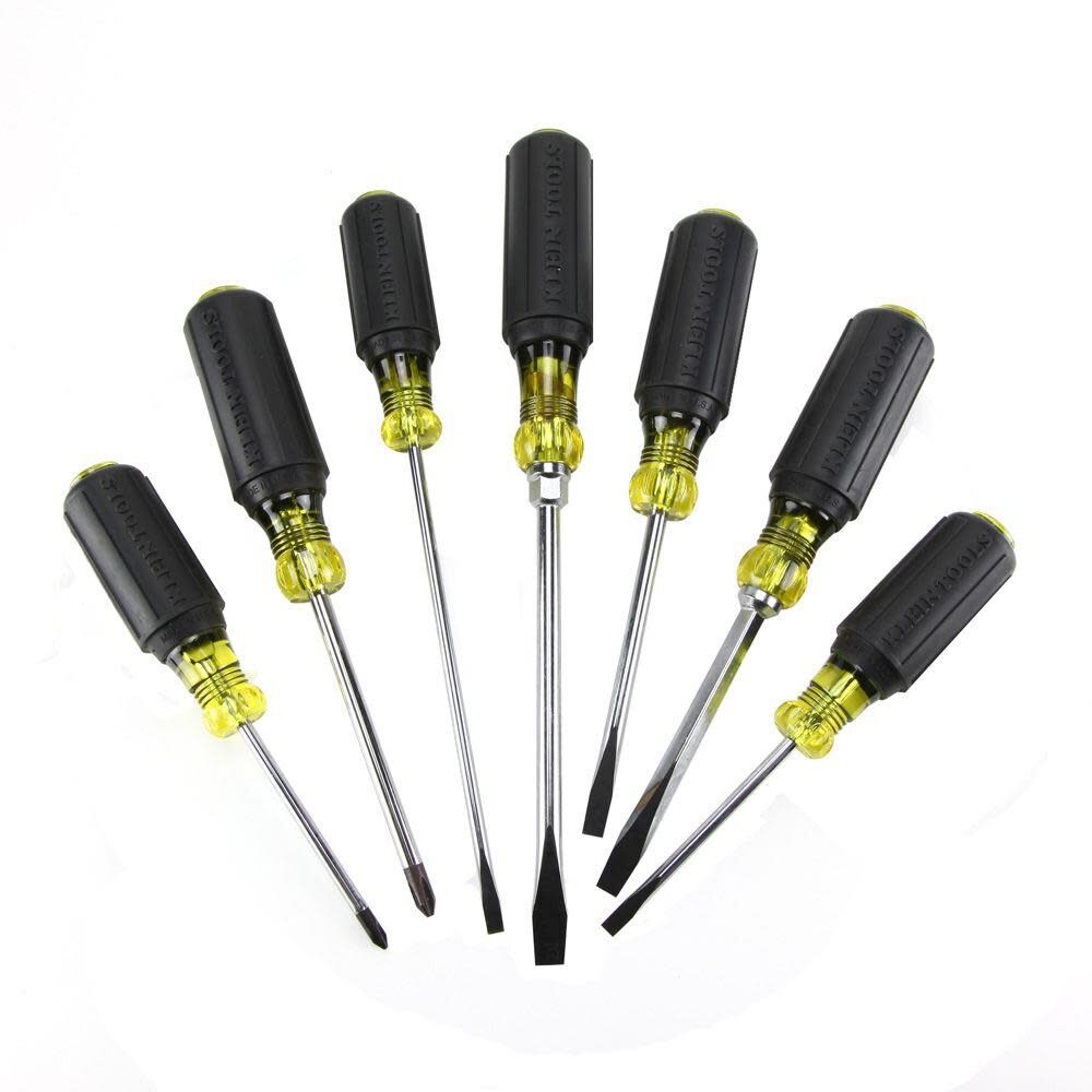 Klein Tools Cushion-Grip Screwdriver Set 7 Pc 85076 from Klein Tools