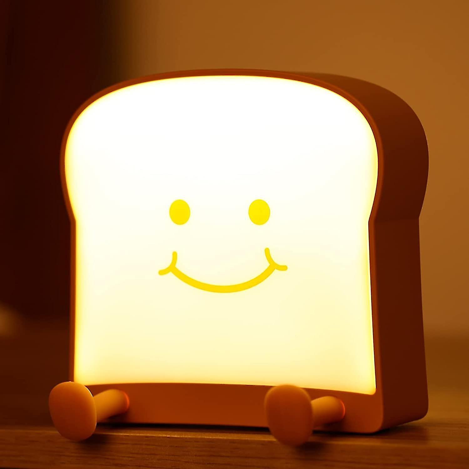 Kid Night Light - Bread Light Cute Lamp Portable Night Light With Timber Usb Rechargeable For Children(playing)