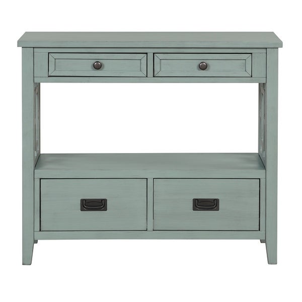 Saddie 36'' Console Table - 31.5 x 36.02 x 12.99 inch