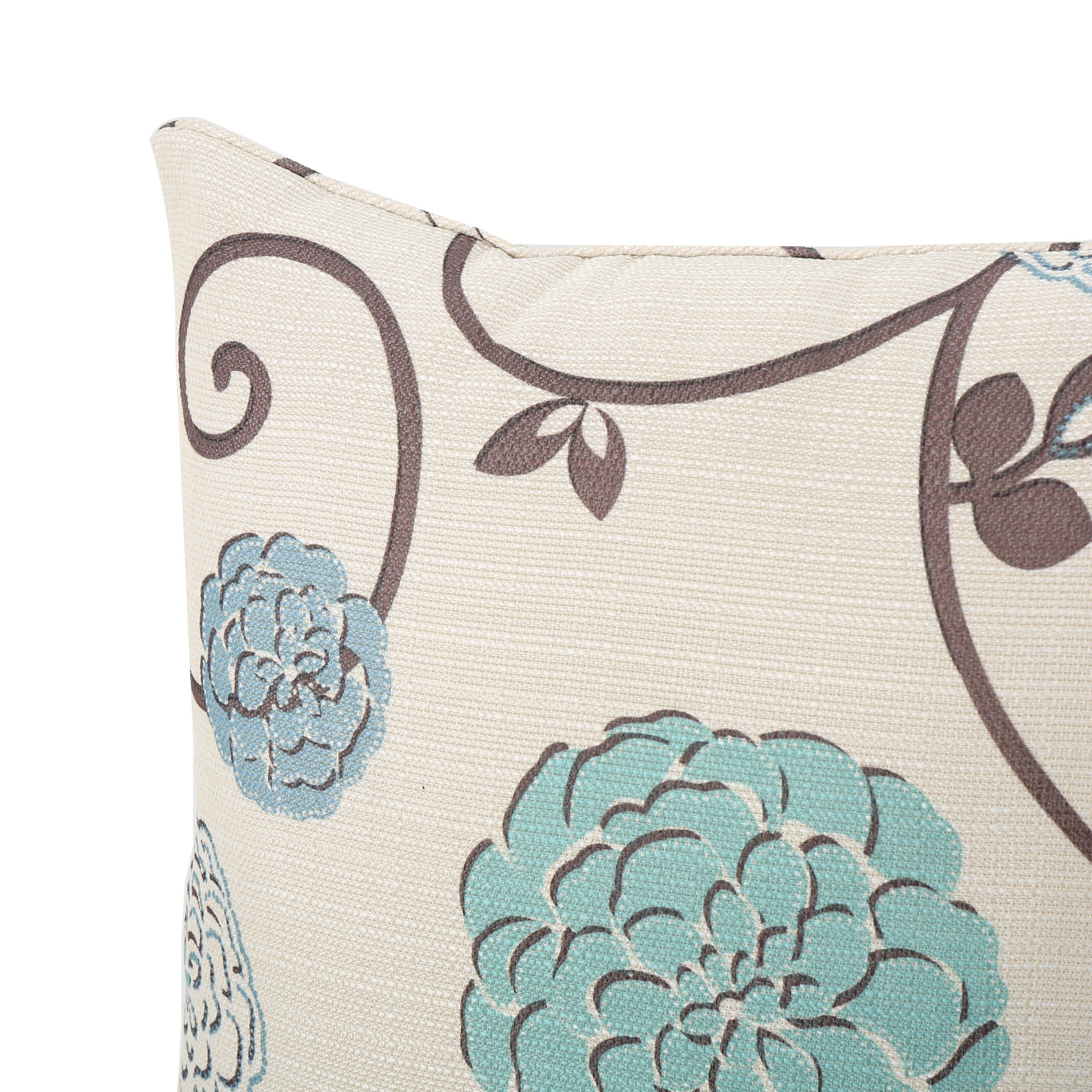 Isadora Modern Fabric Throw Pillow