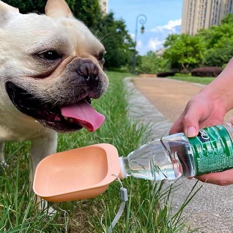 Dog Travel Water Bottle Portable Pet Dog Water Bottle Drinking Water Feeder For Dog Cat Outdoor Water Bowl Bottle Pet Supplies