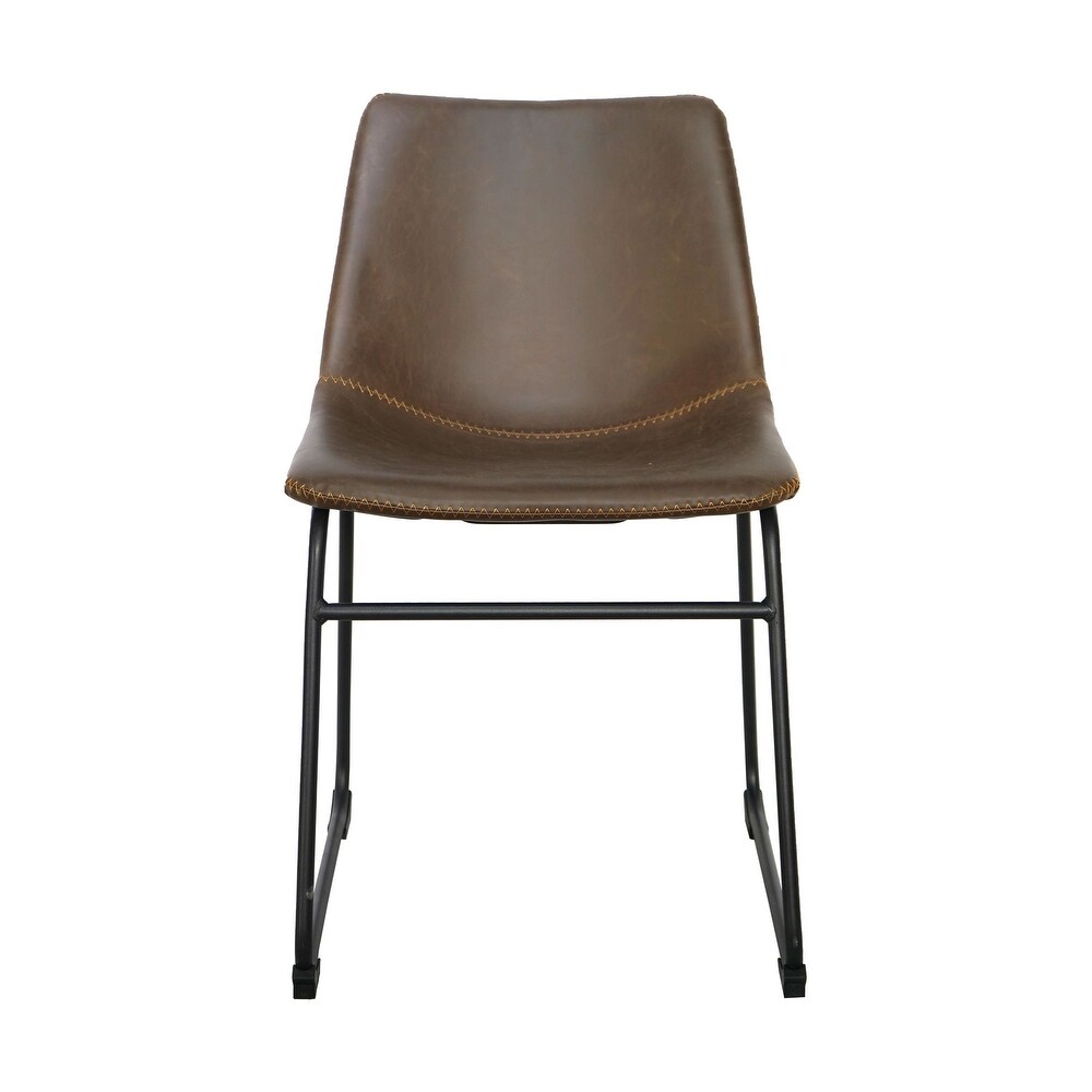 Cladeus Vintage Upholstered Dining Chair (Set of 2)