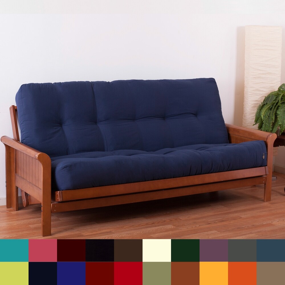 9 inch Thick Twill Futon Mattress (Twin  Full  or Queen)