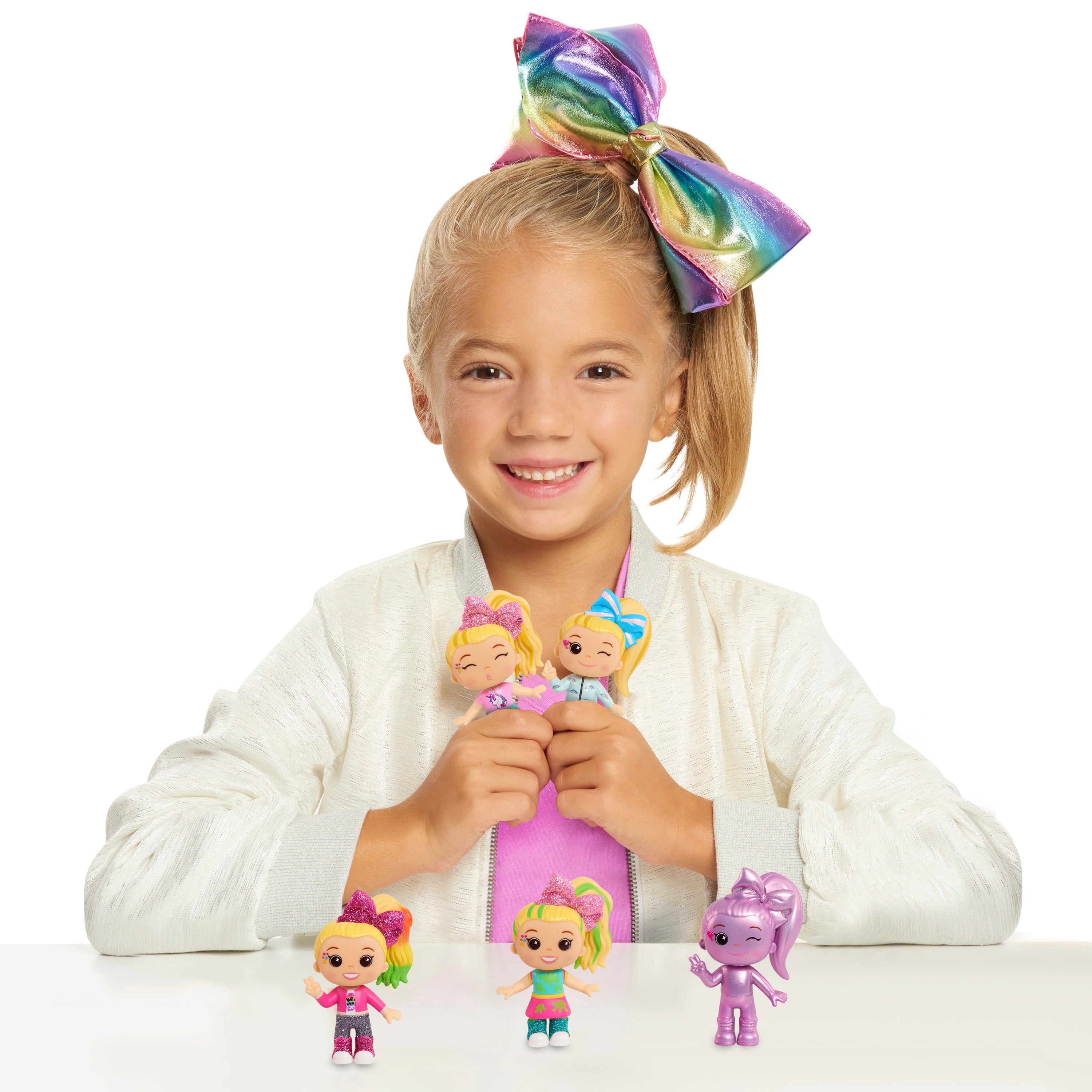 JoJo Siwa 3-Inch Tall 5 Piece Collectible Figures,  Kids Toys for Ages 3 Up, Gifts and Presents