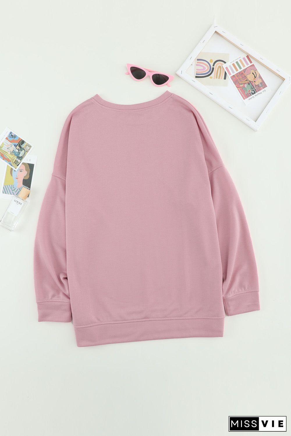 Crew Neck Long Sleeve Sweatshirt