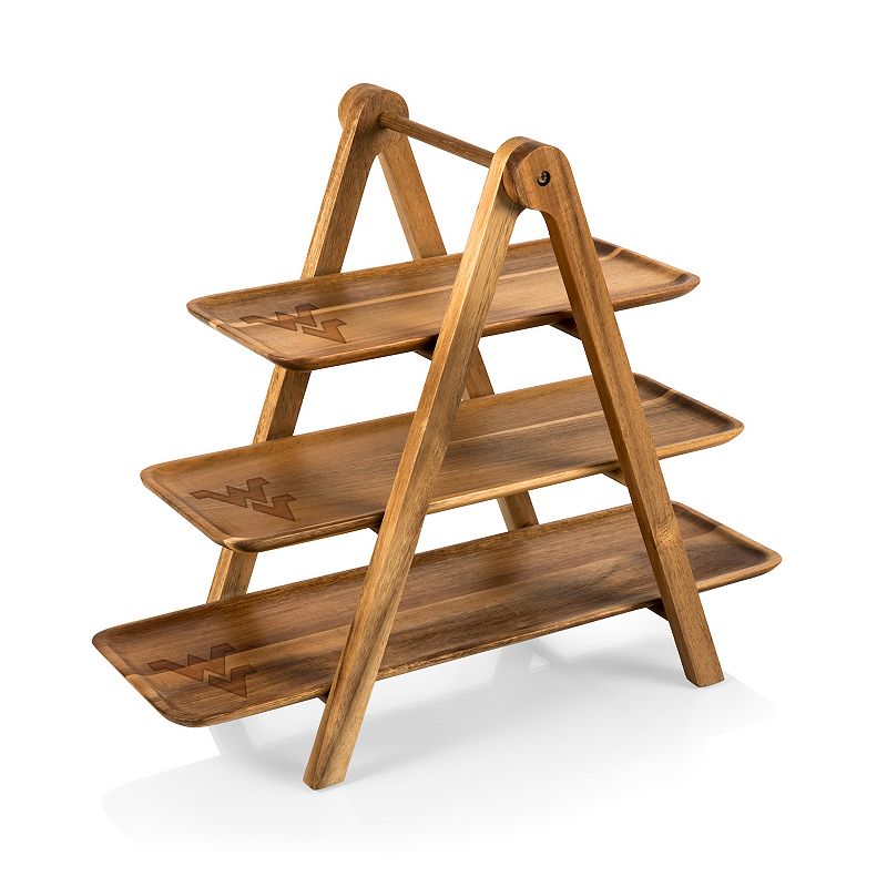 Picnic Time West Virginia Mountaineers Tiered Ladder Serving Station