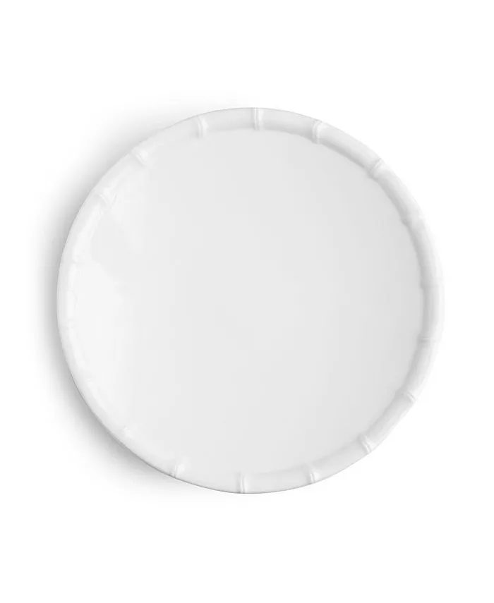 Q Squared Melamine Zen Bamboo 11 Dinner Plate Set 4