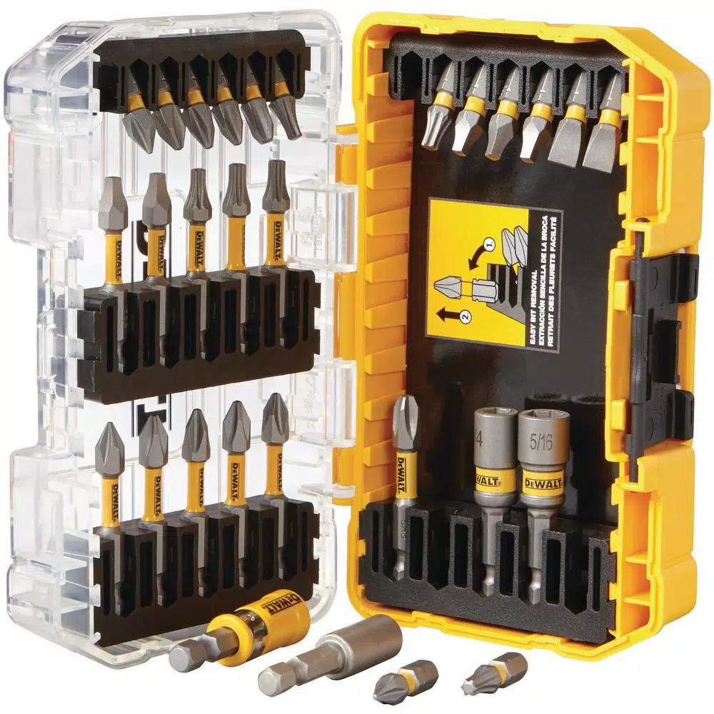 DEWALT MAXFIT Screwdriving Set with Sleeve (30-Piece) and#8211; XDC Depot