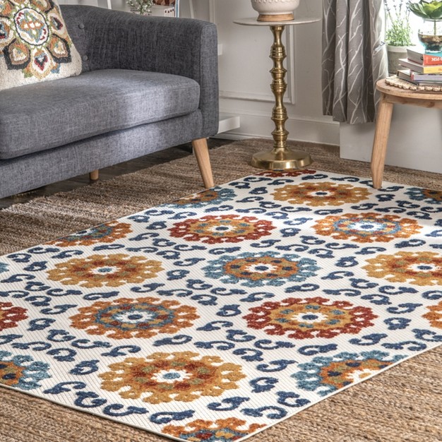 Nuloom Indoor outdoor Transitional Aurora Patio Area Rug