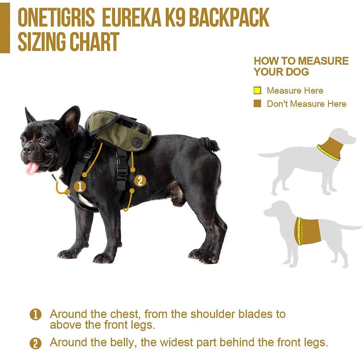 OneTigris Eureka K9 Dog Backpack