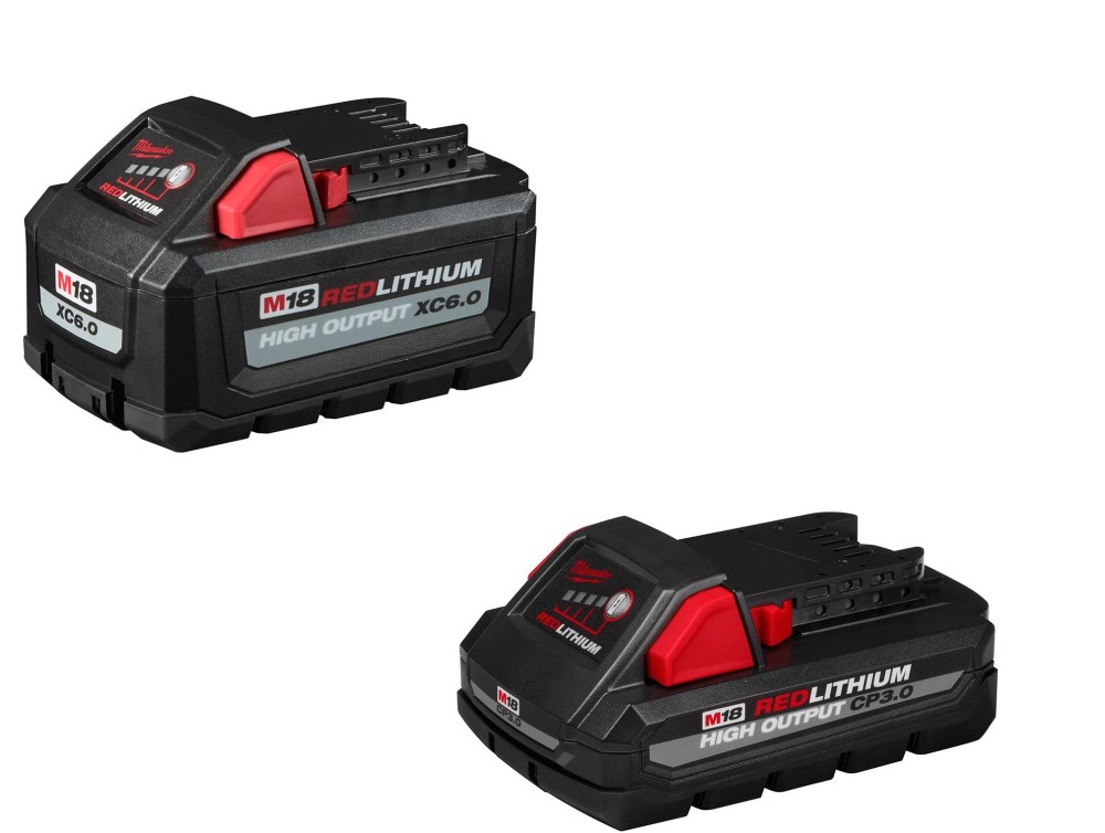 Milwaukee M18 REDLITHIUM HIGH OUTPUT XC 6Ah and 3Ah Battery 2pk Bundle 48-11-1865-1835 from Milwaukee