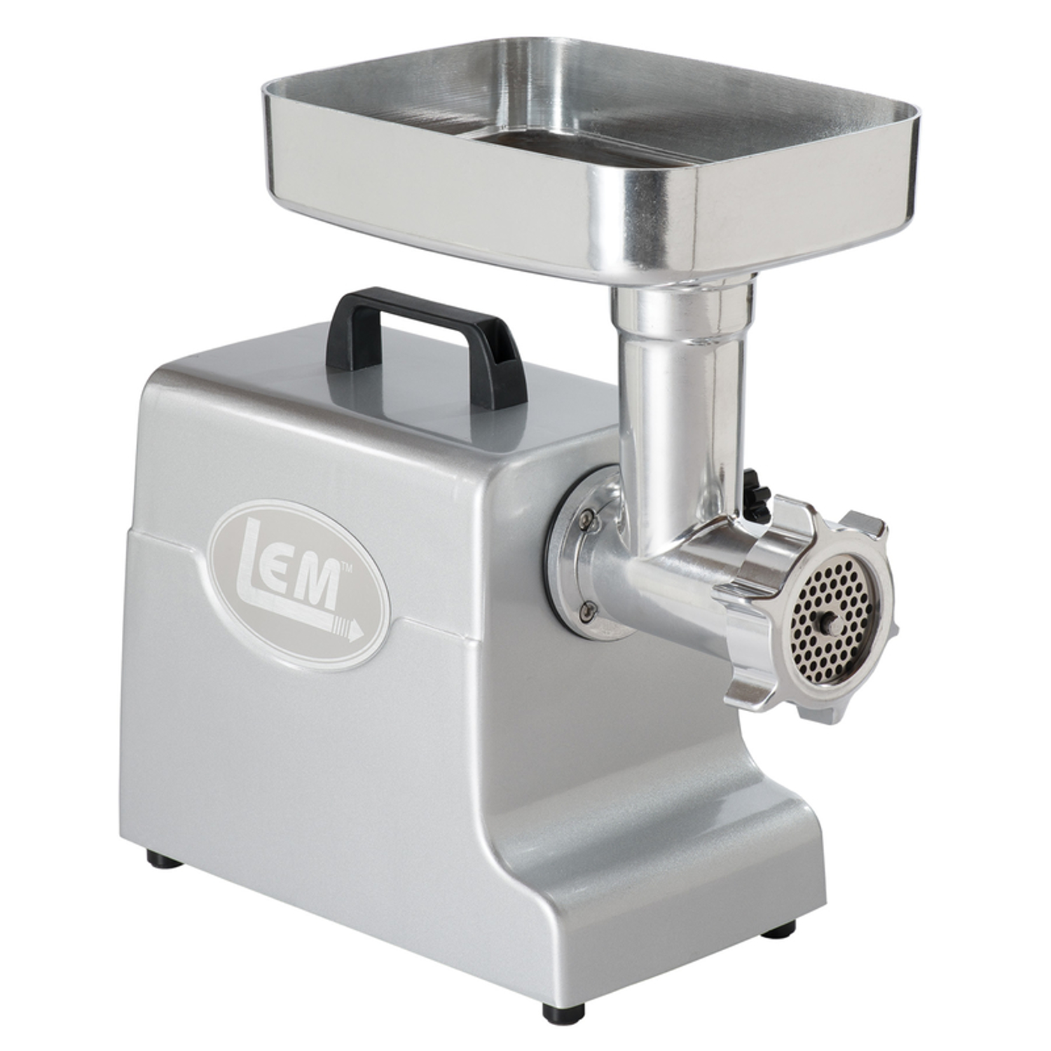 LEM Mighty Bite Brushed Nickel Silver 1 speed 4.5 lb Meat Grinder