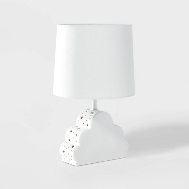 Cloud Dual Light Figural Kids x27 Lamp White