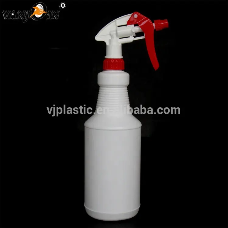 Plastic Spray Bottles Leak Proof Trigger Sprayer pump 500ml 750ml 32 oz HDPE bottle cleaning supply spray bottle