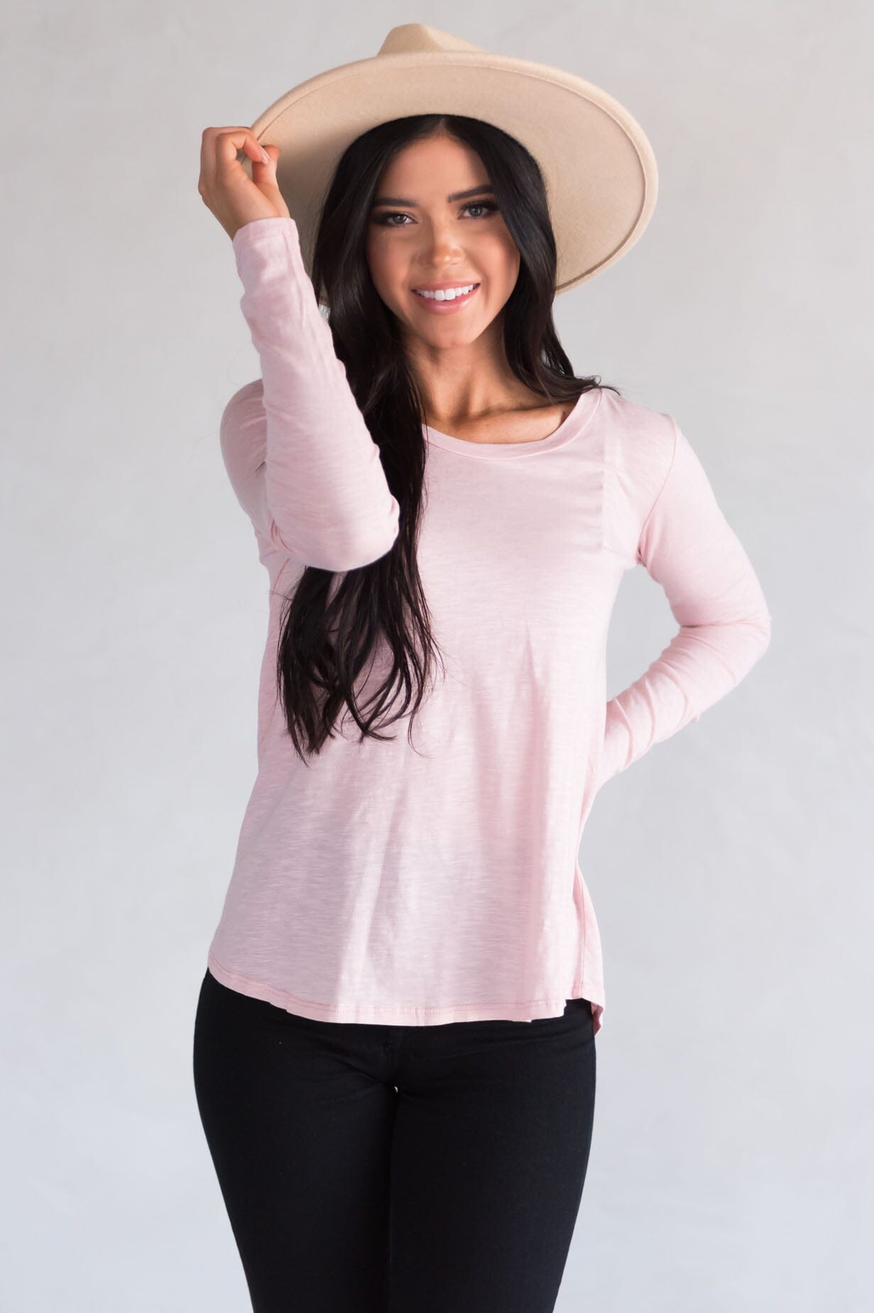 Blushing Beauty Modest Top