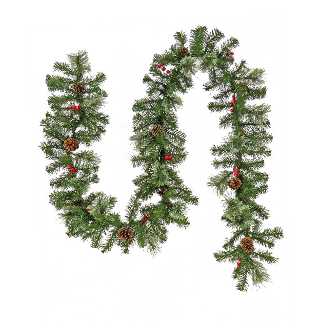 National Tree Company 9 Ft Evergreen And Cashmere Tips Garland