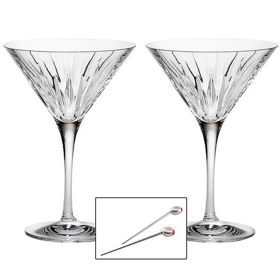 Reed   Barton 2989/3072 Soho Martini Set With Oliv...