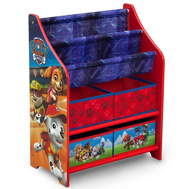 Delta Children Paw Patrol Book and Toy Organizer