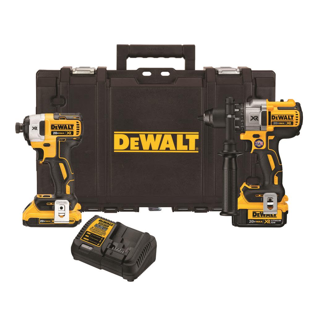 DW 20V MAX XR 2 Tool Combo Kit with Tough System Case DCKTS291D1M1 from DW