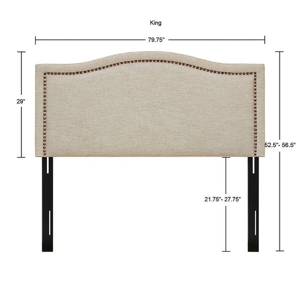 Madison Park Augusta Upholstered Headboard - - 16635722