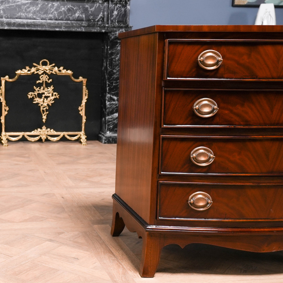 Small Mahogany Chest With Drawers   Traditional   Accent Chests And Cabinets   by Niagara Furniture  Houzz