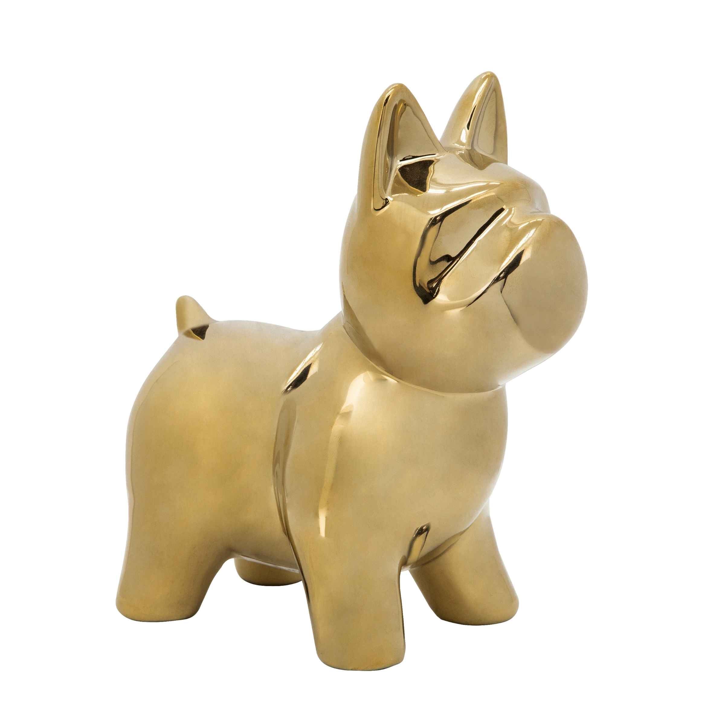 Dog Ceramic Table Décor - Gold 15827-01