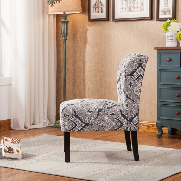 The Curated Nomad Pavilion Upholstered Armless Accent Slipper Chair