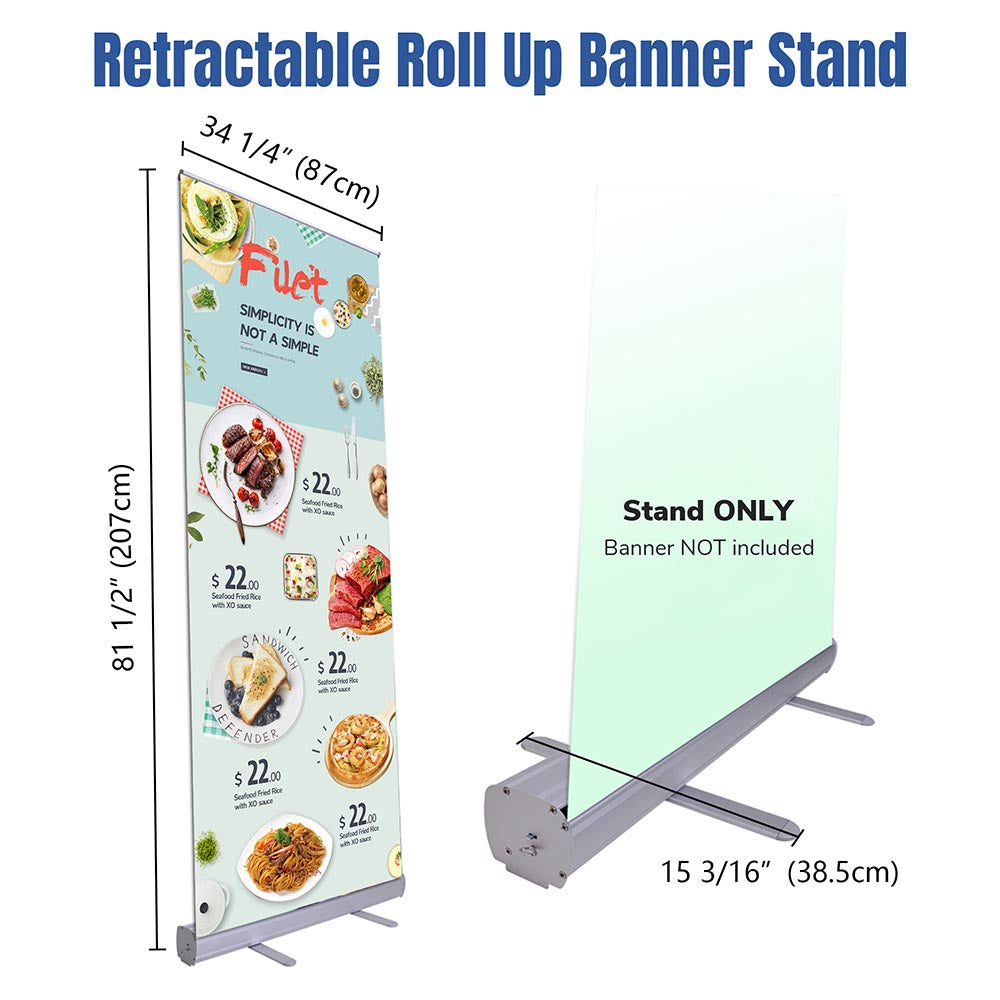 Yescom 10pcs Trade Show Retractable Banner Stand 33